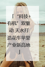 “科技+有机”双驱动 天水打造花牛苹果产业新高地