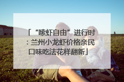 “嗦虾自由”进行时：兰州小龙虾价格亲民口味吃法花样翻新