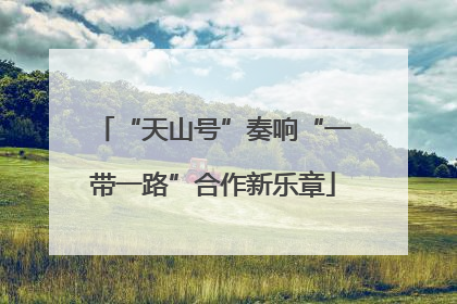 “天山号”奏响“一带一路”合作新乐章