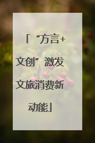 “方言+文创”激发文旅消费新动能