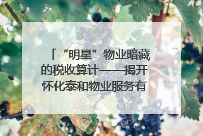 “明星”物业暗藏的税收算计——揭开怀化泰和物业服务有限公司隐匿未开票收入偷税真相
