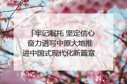 牢记嘱托 坚定信心 奋力谱写中原大地推进中国式现代化新篇章（六）河南绘就“行走河南·读懂中国”新画卷丨牢记嘱托谱新篇
