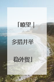 瞭望｜多措并举稳外贸