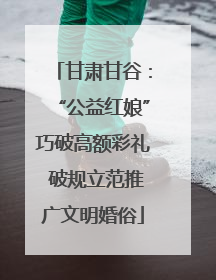 甘肃甘谷：“公益红娘”巧破高额彩礼 破规立范推广文明婚俗