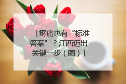 疼痛也有“标准答案”？江西迈出关键一步（图）