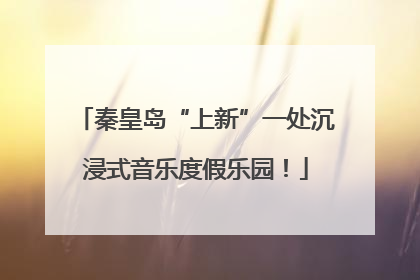 秦皇岛“上新”一处沉浸式音乐度假乐园！