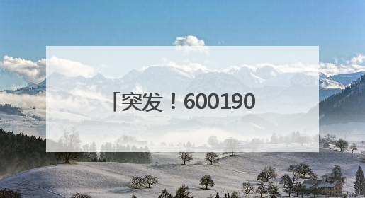 突发！600190停牌预退市！央国企市值管理放大招，这16只潜力股要火？