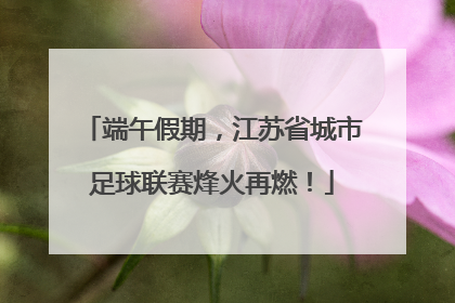 端午假期，江苏省城市足球联赛烽火再燃！