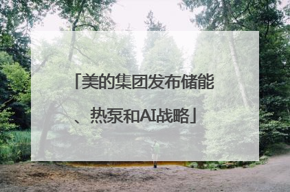 美的集团发布储能、热泵和AI战略
