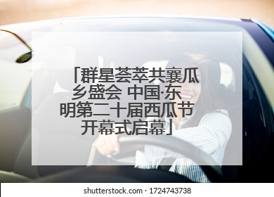 群星荟萃共襄瓜乡盛会 中国·东明第二十届西瓜节开幕式启幕