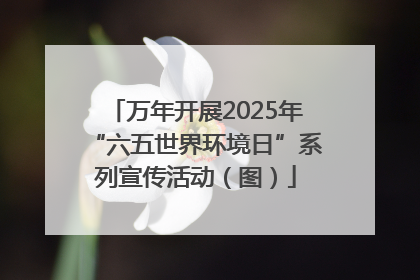 万年开展2025年“六五世界环境日”系列宣传活动（图）