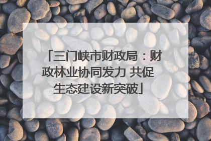 三门峡市财政局：财政林业协同发力 共促生态建设新突破