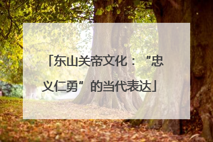 东山关帝文化：“忠义仁勇”的当代表达