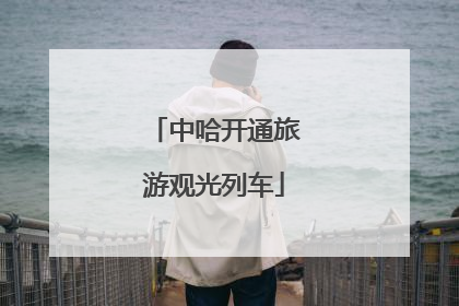 中哈开通旅游观光列车