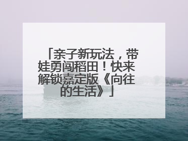 亲子新玩法，带娃勇闯稻田！快来解锁嘉定版《向往的生活》