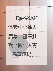 卡萨帝冰箱体验中心盛大启幕，创意狂欢“嵌”入青岛富尔玛
