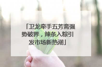 卫龙牵手五芳斋强势破界，辣条入粽引发市场新热潮