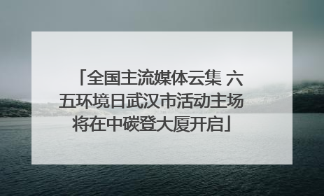 全国主流媒体云集 六五环境日武汉市活动主场将在中碳登大厦开启