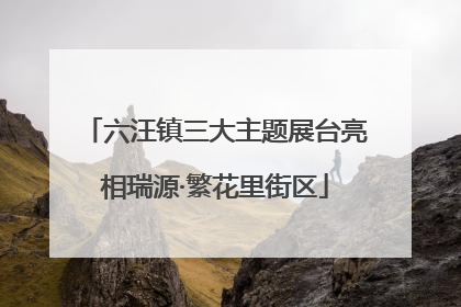 六汪镇三大主题展台亮相瑞源·繁花里街区