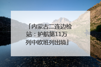 内蒙古二连边检站：护航第11万列中欧班列出境