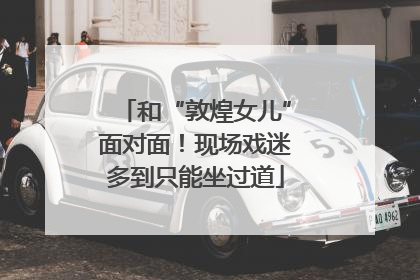 和“敦煌女儿”面对面！现场戏迷多到只能坐过道