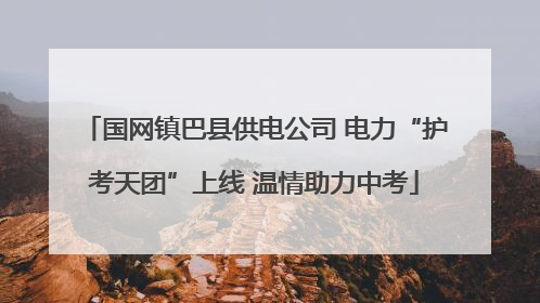 国网镇巴县供电公司 电力“护考天团”上线 温情助力中考
