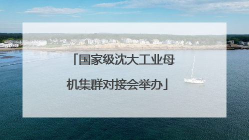 国家级沈大工业母机集群对接会举办