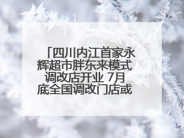四川内江首家永辉超市胖东来模式调改店开业 7月底全国调改门店或将突破150家丨新经济观察