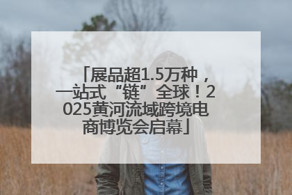 展品超1.5万种，一站式“链”全球！2025黄河流域跨境电商博览会启幕