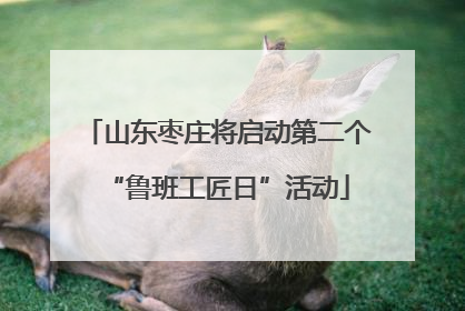 山东枣庄将启动第二个“鲁班工匠日”活动