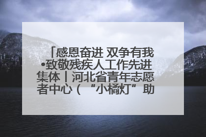 感恩奋进 双争有我•致敬残疾人工作先进集体丨河北省青年志愿者中心（“小橘灯”助残接力计划实施团队）：用温暖陪伴，守护特殊孩子成长
