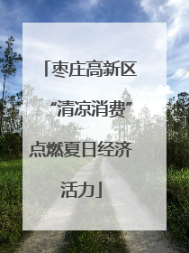 枣庄高新区“清凉消费”点燃夏日经济活力