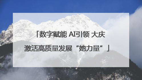 数字赋能 AI引领 大庆激活高质量发展“她力量”