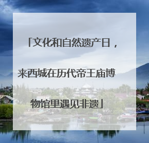 文化和自然遗产日，来西城在历代帝王庙博物馆里遇见非遗