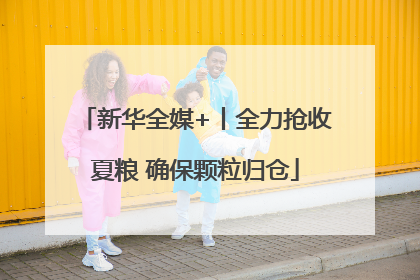 新华全媒+丨全力抢收夏粮 确保颗粒归仓