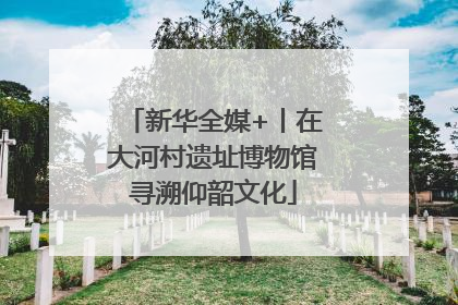 新华全媒+丨在大河村遗址博物馆寻溯仰韶文化