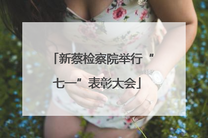 新蔡检察院举行“七一”表彰大会