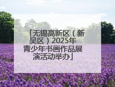 无锡高新区（新吴区）2025年青少年书画作品展演活动举办