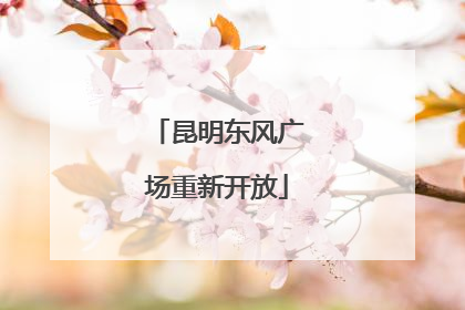 昆明东风广场重新开放