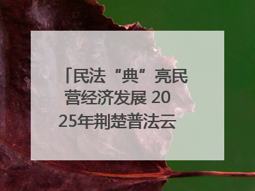 民法“典”亮民营经济发展 2025年荆楚普法云课堂第二期在武汉客厅开讲