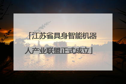 江苏省具身智能机器人产业联盟正式成立