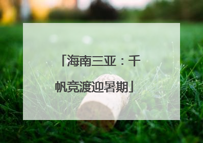 海南三亚：千帆竞渡迎暑期