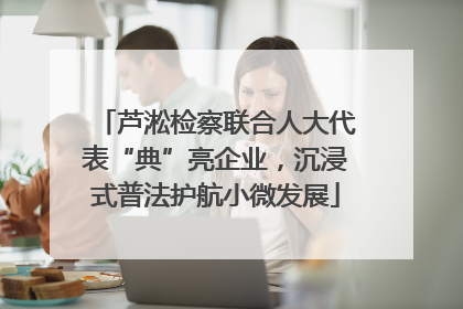 芦淞检察联合人大代表“典”亮企业，沉浸式普法护航小微发展