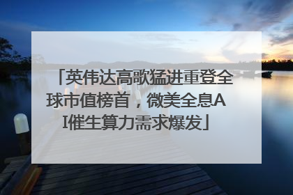 英伟达高歌猛进重登全球市值榜首，微美全息AI催生算力需求爆发