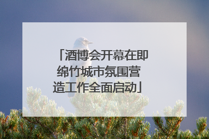 酒博会开幕在即 绵竹城市氛围营造工作全面启动