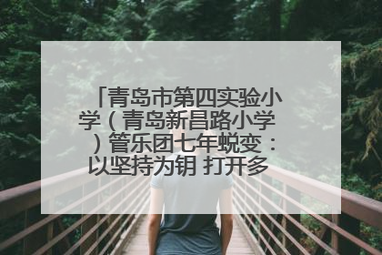 青岛市第四实验小学（青岛新昌路小学）管乐团七年蜕变：以坚持为钥 打开多元成长之门