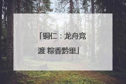 铜仁：龙舟竞渡 粽香黔里
