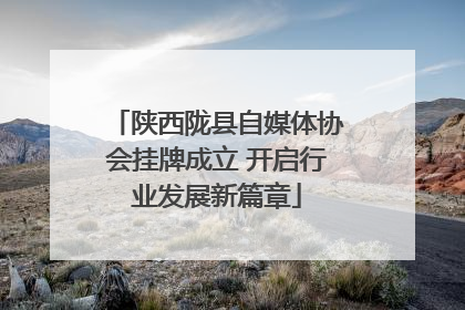 陕西陇县自媒体协会挂牌成立 开启行业发展新篇章