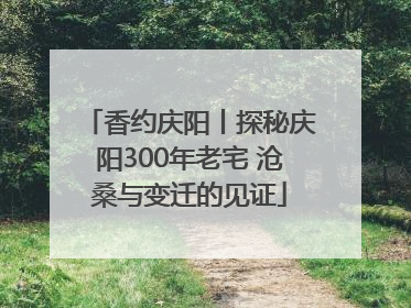 香约庆阳丨探秘庆阳300年老宅 沧桑与变迁的见证