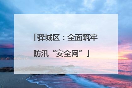 驿城区：全面筑牢防汛“安全网”